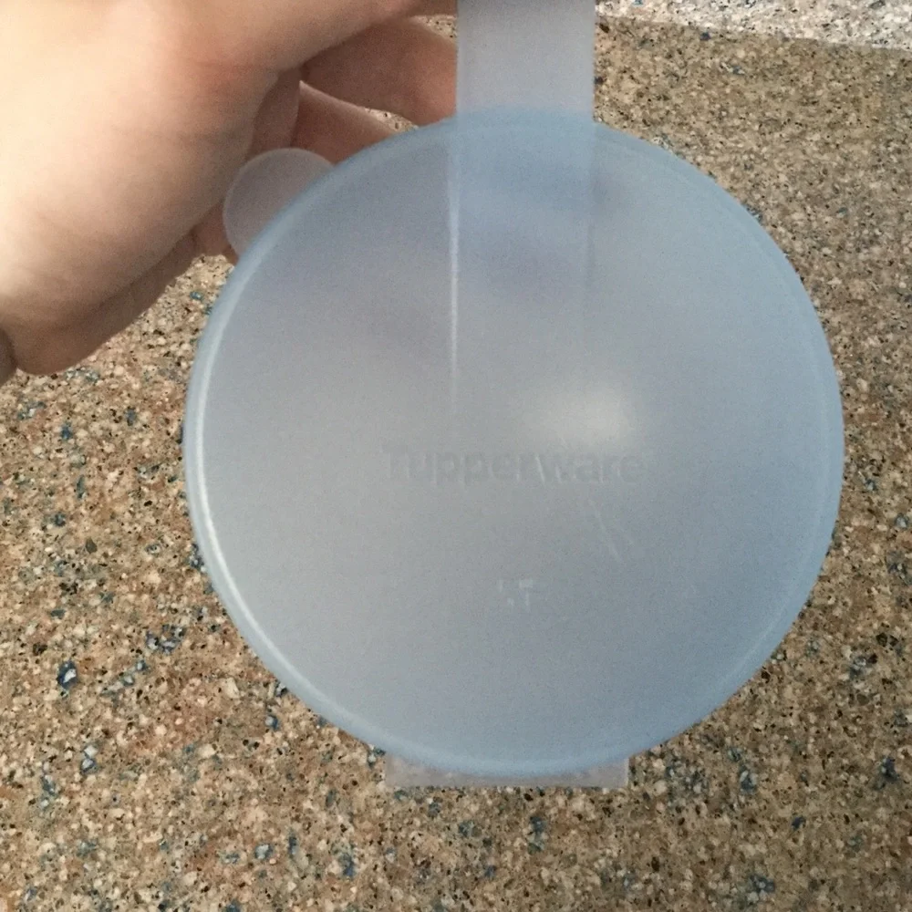 Tupperware hanging forget